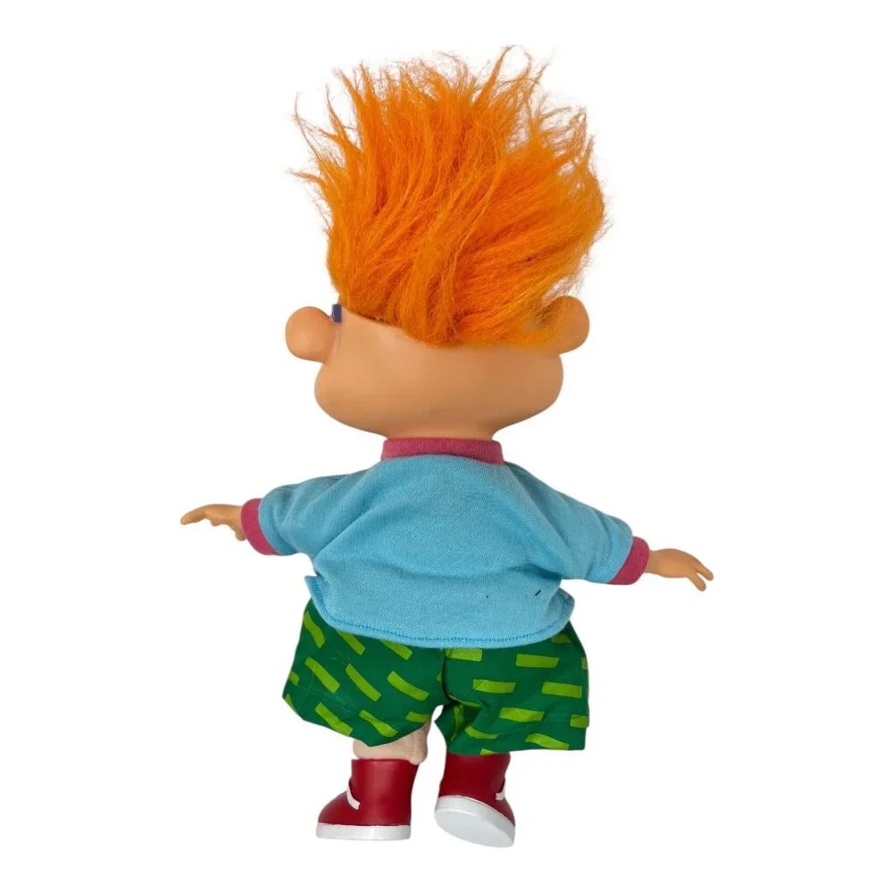 Applause Rugrats Chuckie 1996 Viacom Nickelodeon Stuffed Plush Toy Vintage - Picture 6 of 10